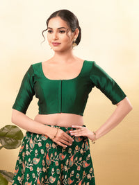 Vamas Flexible Side Stretch Comfort Fit Tafetta Silk Blouse