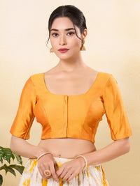 Vamas Flexible Side Stretch Comfort Fit Taffeta Silk Blouse