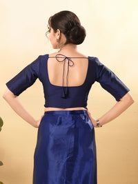 Vamas Flexible Side Stretch Comfort Fit Taffeta Silk Blouse