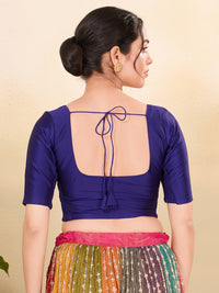 Vamas Flexible Side Stretch Comfort Fit Tafetta Silk Blouse