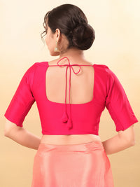 Vamas Flexible Side Stretch Comfort Fit Tafetta Silk Blouse