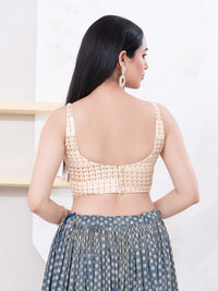 Shifli Round Neck Sleeveless Blouse
