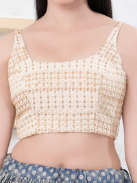 Shifli Round Neck Sleeveless Blouse