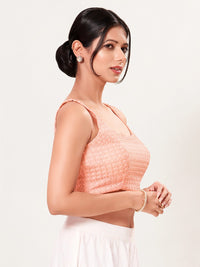 Shifli Round Neck Sleeveless Blouse