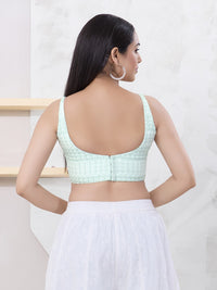 Shifli Round Neck Sleeveless Blouse