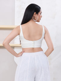 Shifli Round Neck Sleeveless Blouse