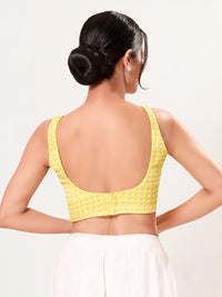 Shifli Round Neck Sleeveless Blouse