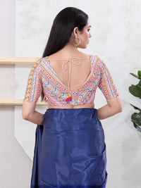 Milti Printed V Neck Shifli Blouse