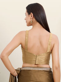 Dupion Silk Plain Spegetti Blouse