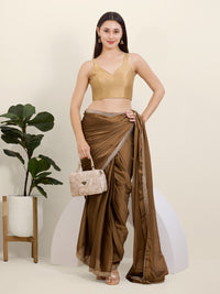 Dupion Silk Plain Spegetti Blouse