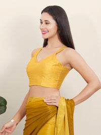 Dupion Silk Plain Spegetti Blouse