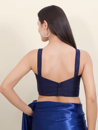Dupion Silk Plain Spegetti Blouse