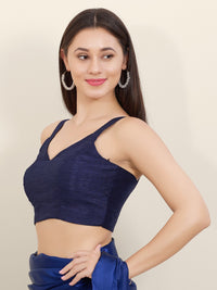 Dupion Silk Plain Spegetti Blouse