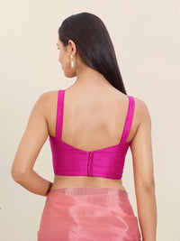 Dupion Silk Plain Spegetti Blouse