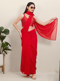 Dupion Silk Plain Spegetti Blouse
