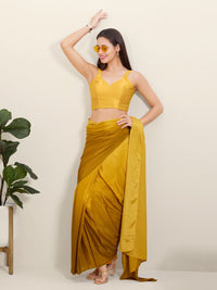 Dupion Silk Plain Spegetti Blouse