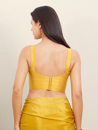 Dupion Silk Plain Spegetti Blouse