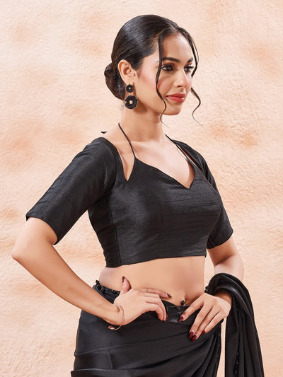 Masaba Inspired Plain Silk Blouse