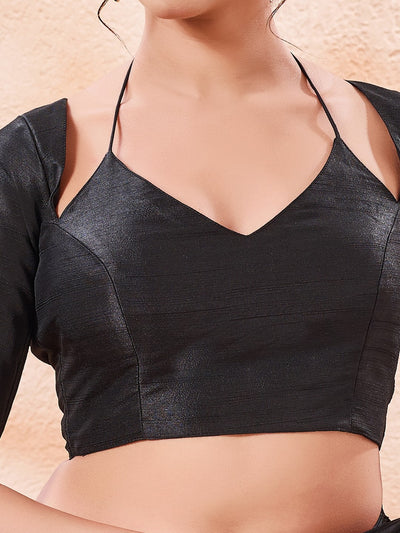 Masaba Inspired Plain Silk Blouse