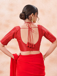 Masaba Inspired Plain Silk Blouse