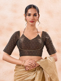 Masaba Inspired Zari Silk Butti Blouse