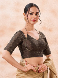 Masaba Inspired Zari Silk Butti Blouse