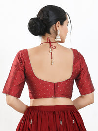 Masaba Inspired Zari Silk Butti Blouse