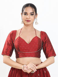 Masaba Inspired Zari Silk Butti Blouse