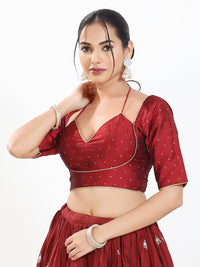 Masaba Inspired Zari Silk Butti Blouse