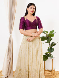 Masaba Inspired Zari Silk Butti Blouse