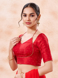 Masaba Inspired Zari Silk Butti Blouse