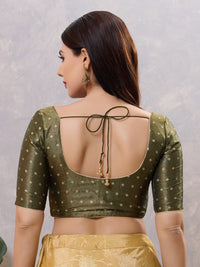 Tissue Butti Round Elbow Blouse