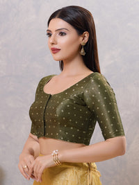 Tissue Butti Round Elbow Blouse