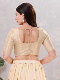 Tissue Butti Round Elbow Blouse
