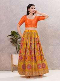 Tissue Butti Round Elbow Blouse