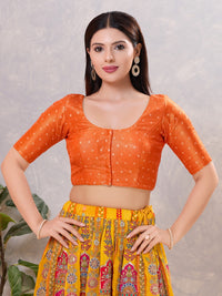 Tissue Butti Round Elbow Blouse