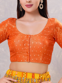 Tissue Butti Round Elbow Blouse