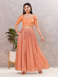 Tissue Butti Round Elbow Blouse