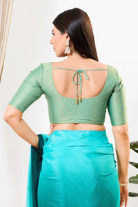 Tissue Butti Round Elbow Blouse