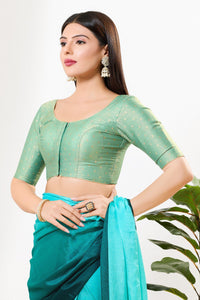 Tissue Butti Round Elbow Blouse