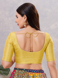 Tissue Butti Round Elbow Blouse