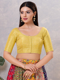 Tissue Butti Round Elbow Blouse