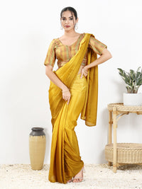 Multi Brocade Butti With Yoke Blouse