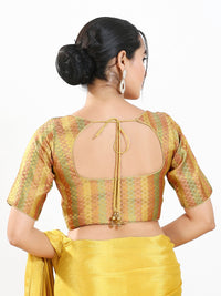 Multi Brocade Butti With Yoke Blouse