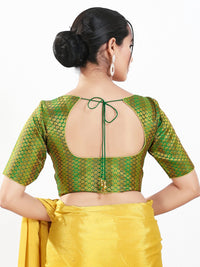 Multi Brocade Butti With Yoke Blouse