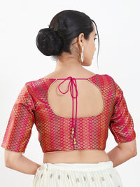 Multi Brocade Butti With Yoke Blouse
