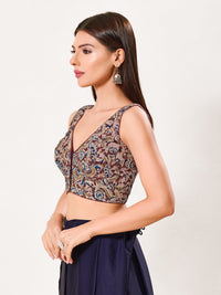 Kalamkari Sleeveless Blouse