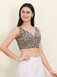 Kalamkari Sleeveless Blouse