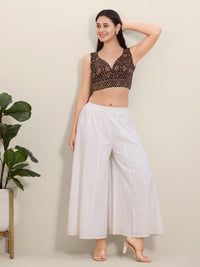 Cotton High Neck Blouse