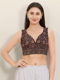 Cotton High Neck Blouse